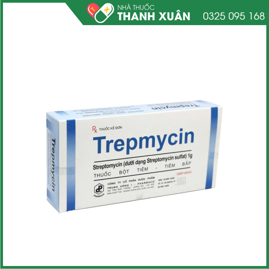 Trepmycin dùng phối hợp điều trị bệnh lậu, lao, u hạch bẹn, hạ cam, bệnh sổ mũi ngựa